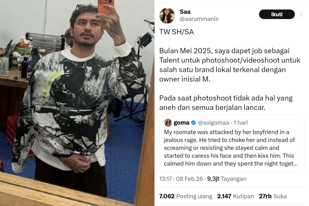 Profil Lengkap Mohan Hazian, Owner Brand Streetwear Thanksinsomnia yang Diterpa Dugaan Kekerasan Seksual