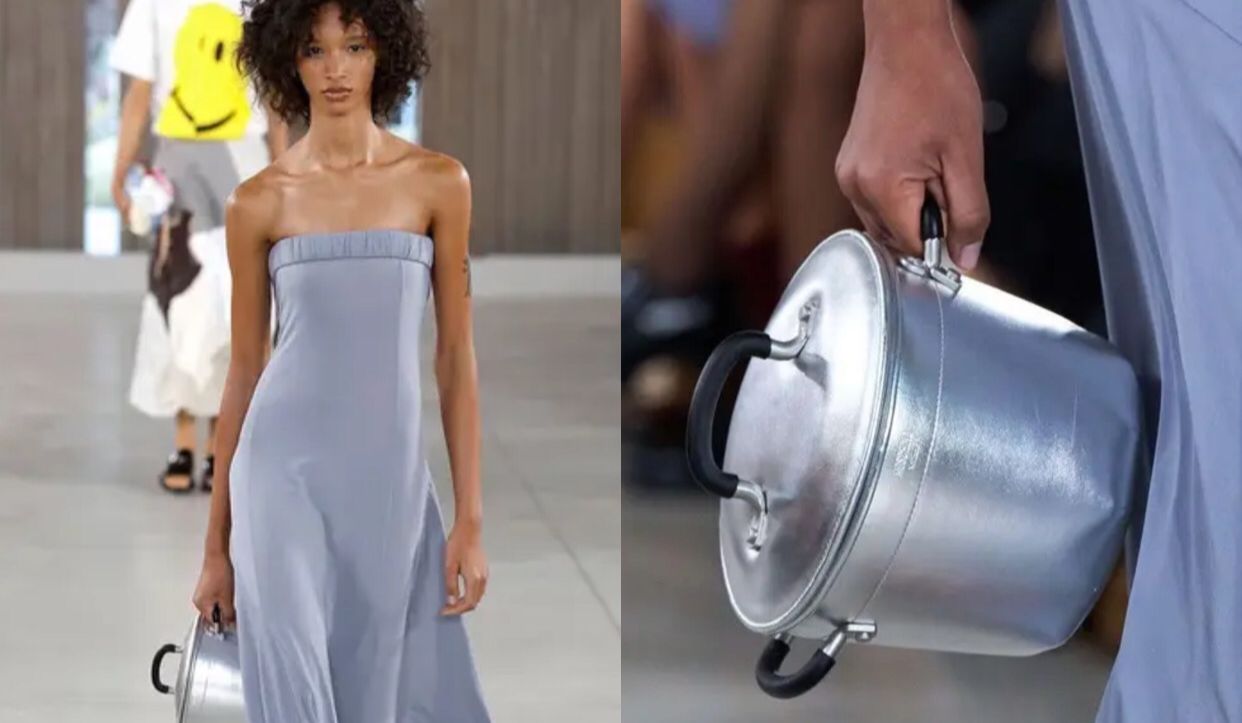 Unik dan Nyentrik, Moschino Rilis Tas Panci di Milan Fashion Week 2026