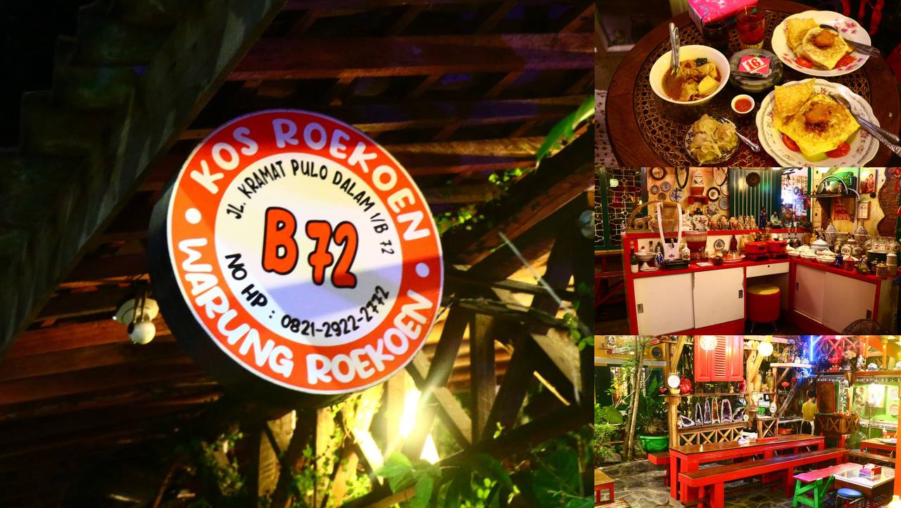 Hidden Gem Jakarta! Warung Roekoen, Kafe Cozy dengan Hiasan Chinese Klasik