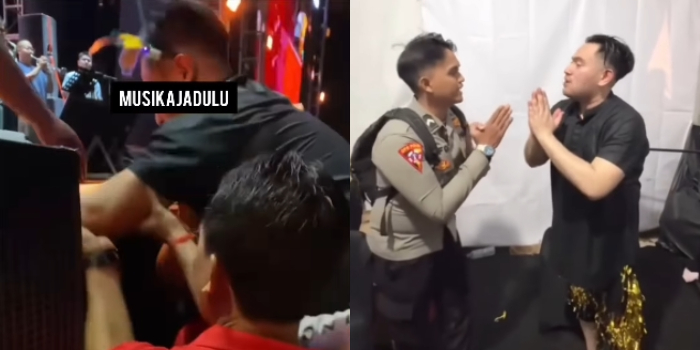 Terpaksa Injak Punggung Polisi Untuk Naik ke Atas Panggung, Attitude Nassar Tuai Atensi