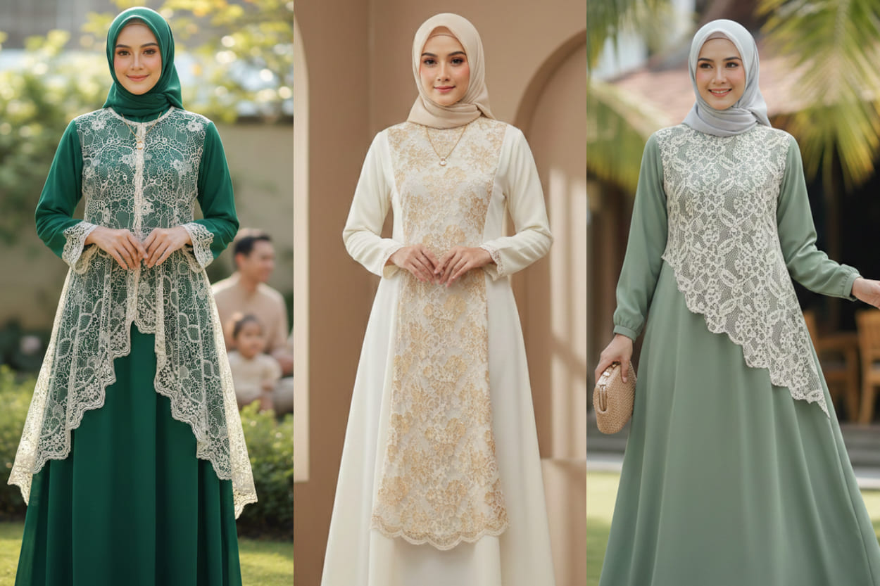 Model Gamis Bini Orang Kuasai Tren Busana Lebaran 2026, Elegan dan Ramah Kantong