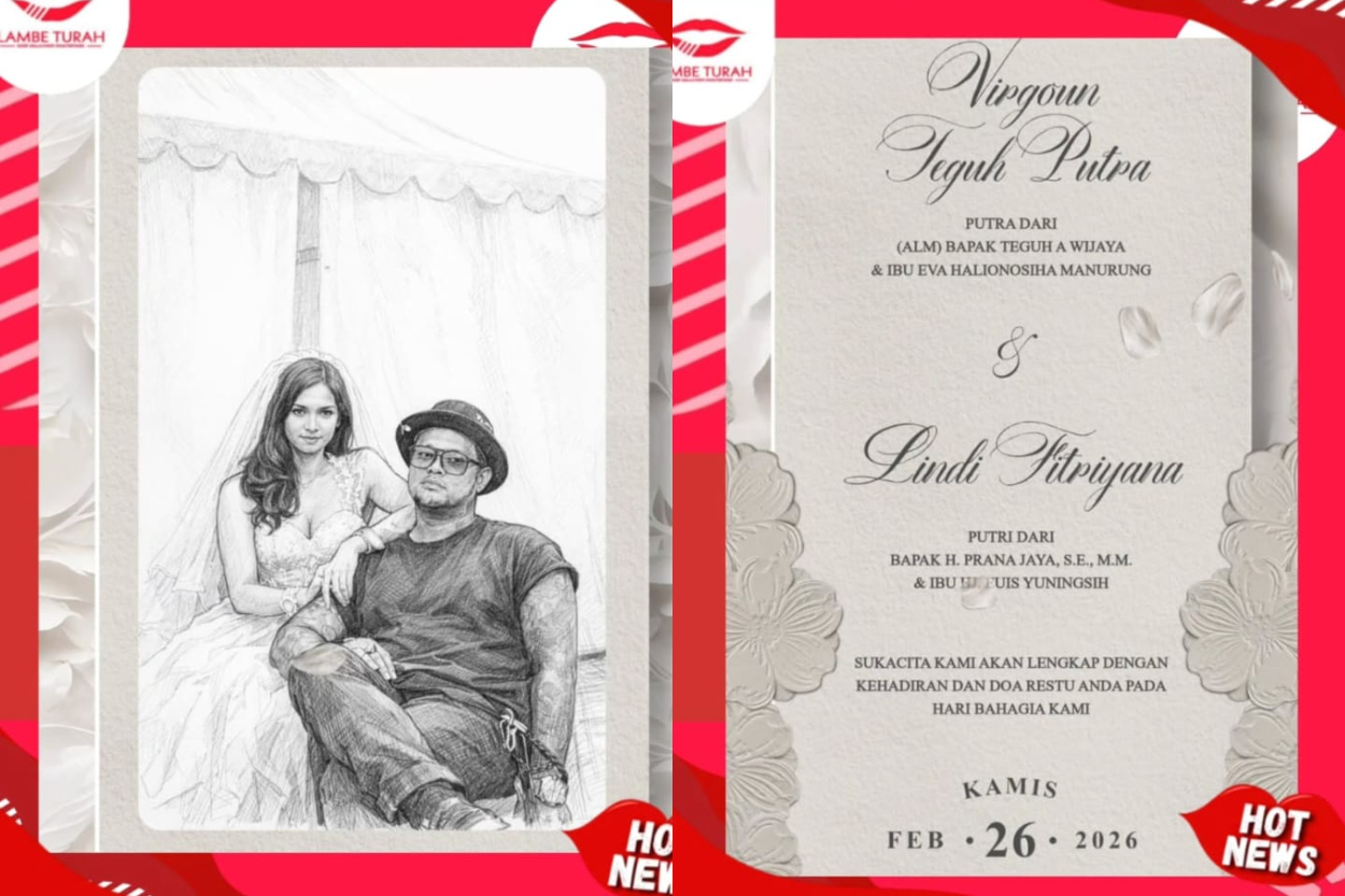 Virgoun Akan Nikahi Lindi Fitriyana Kamis Pekan Ini, Heboh Usai Undangan Pernikahan Bocor
