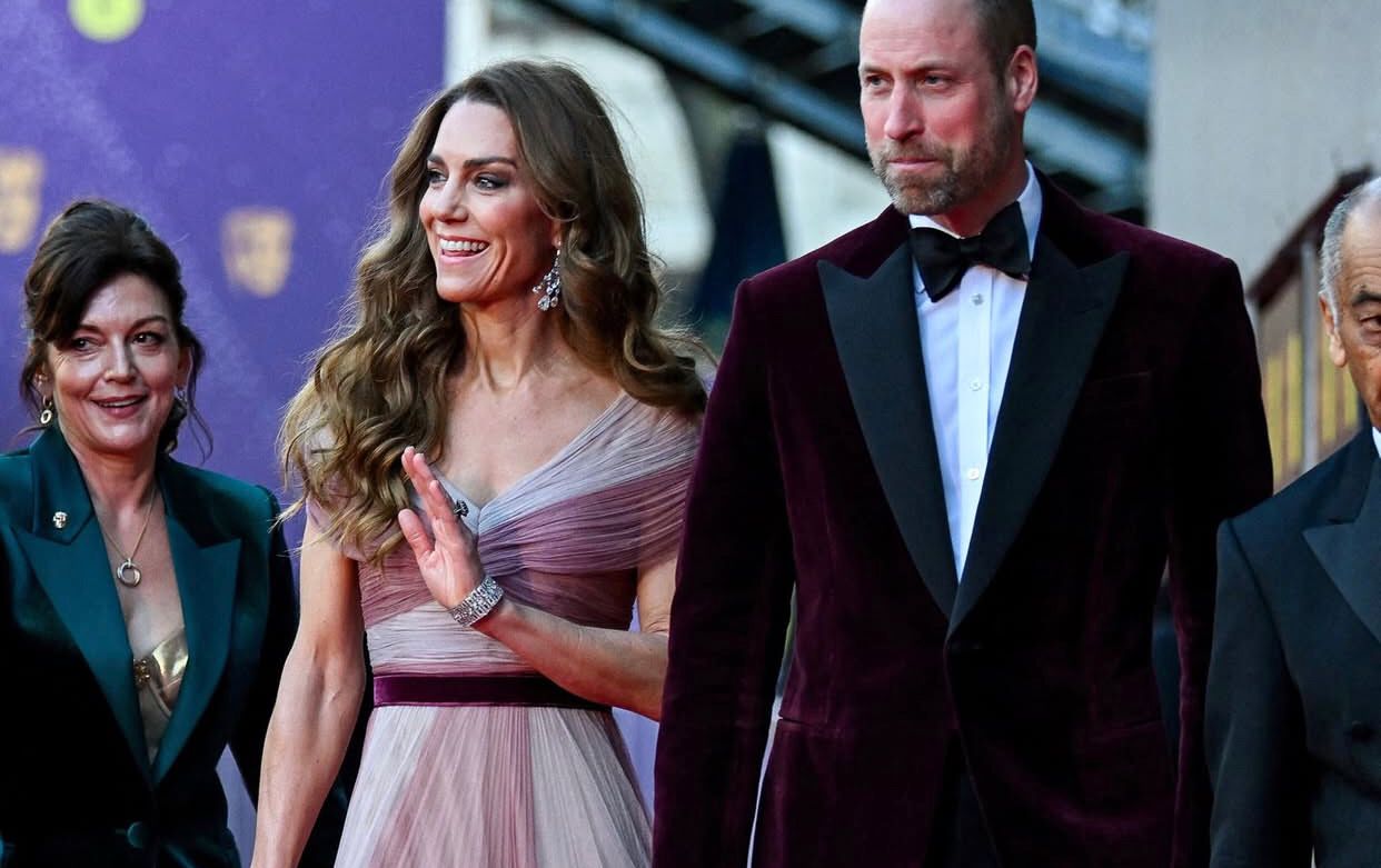 Bahasa Tubuh William dan Kate di BAFTA Bikin Netizen Spekulasi Hubungan sedang Tak Akur 