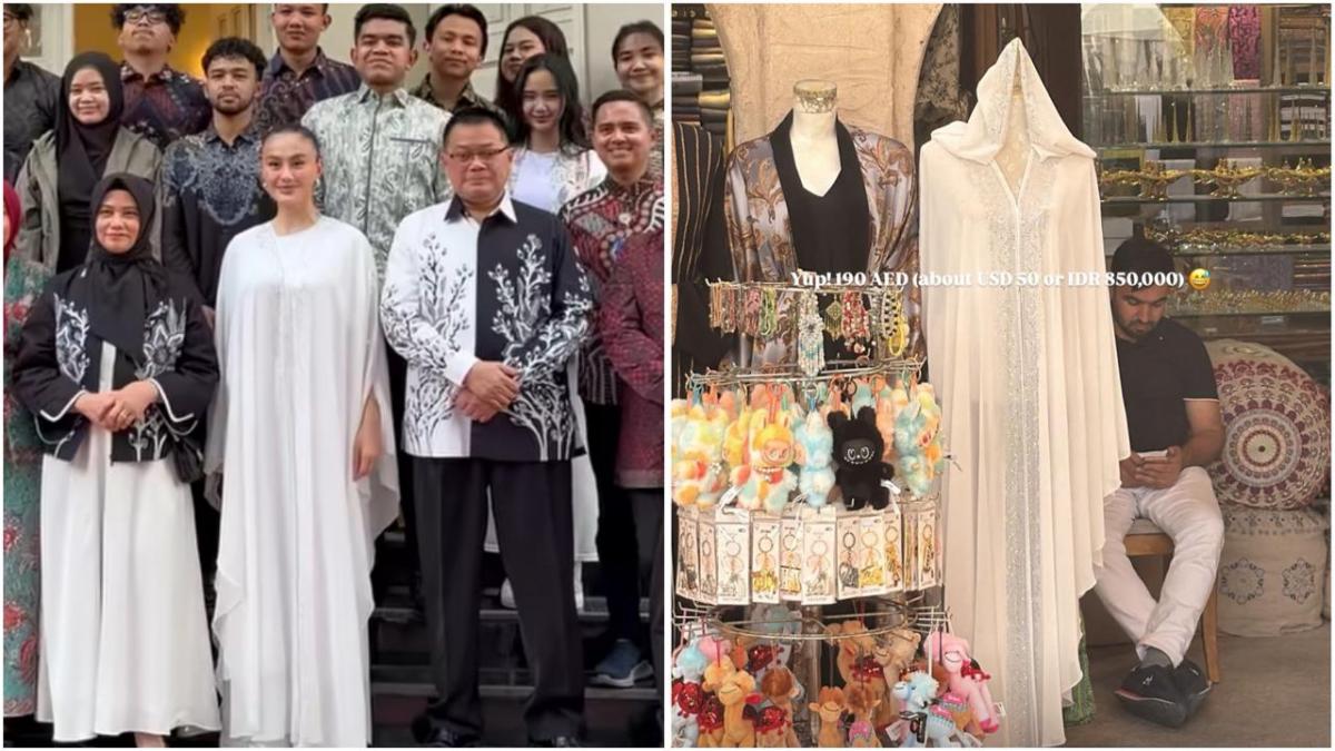 Ikut Bukber di Dubai, Gamis Putih Agnez Mo Diramal Jadi Tren Busana Lebaran 2026