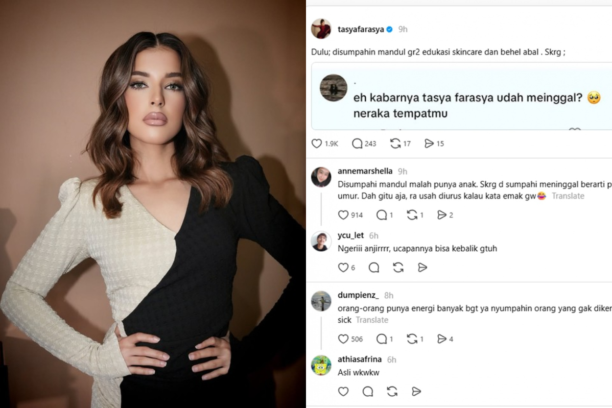 Tasya Farasya Disumpahi Meninggal dan Masuk Neraka, Imbas Polemik Konten Spill Skincare Bunga Sartika?