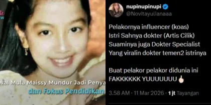 Viral di X, Suami Ex Artis Cilik Maissy Diduga Selingkuh dengan Influencer