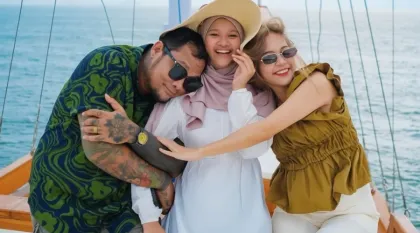Liburan Romantis yang Berbeda, Starla Ikut Nikmati Honeymoon Virgoun dan Lindi Fitriyana