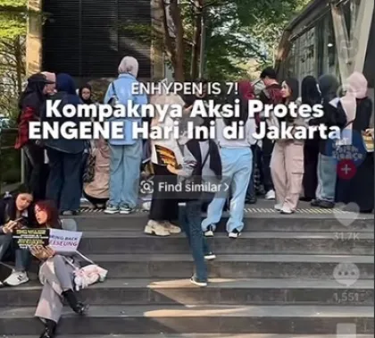 Viral Diduga Aksi Demo Fans Heeseung di Jakarta, Warganet: Mau Protes ke Siapa?