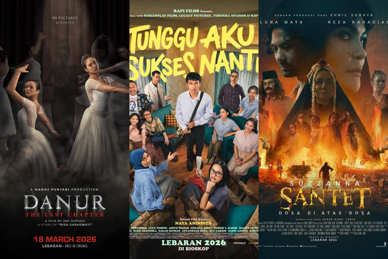 6 Film Bioskop Indonesia Ramaikan Lebaran 2026: Dari Seri Terakhir Danur, Suzzanna, hingga Tunggu Aku Sukses Nanti