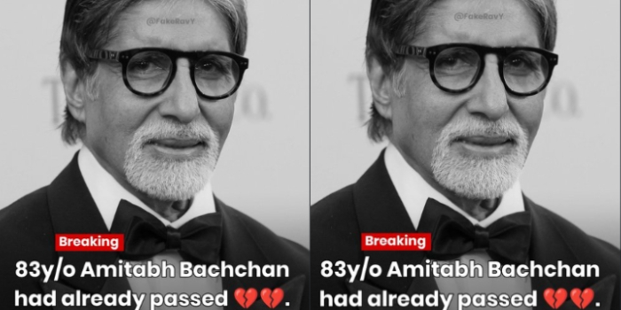 Cek Fakta: Amitabh Bachchan Dikabarkan Meninggal Dunia di Usia 86 Tahun