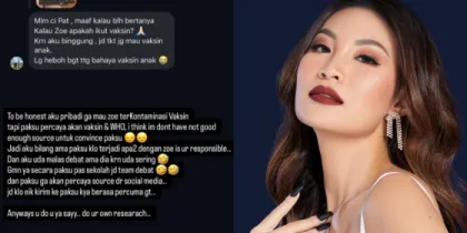 Patricia Gouw Blak-blakan Sempat Ogah Anaknya Divaksin, Pilih Mengalah Demi Suami