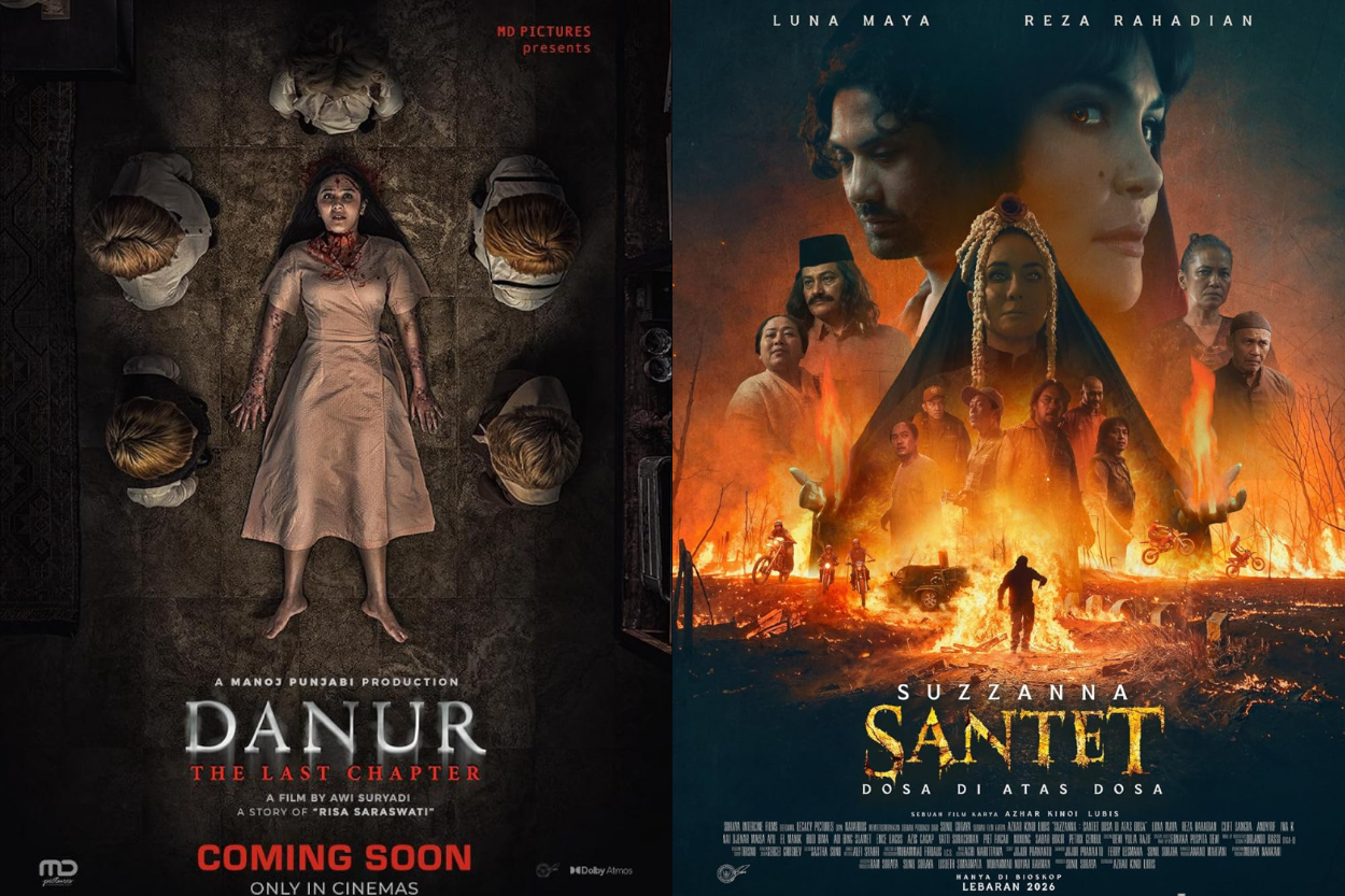 4 Film Horor Indonesia Tayang Maret 2026 yang Wajib Tonton, Ada Danur dan Suzzanna!