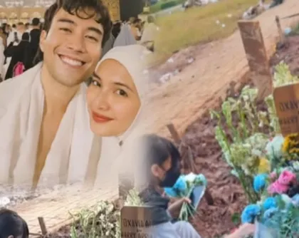 Bukti Cinta Sejati? Sheila Dara Setia Datangi Makam Vidi Aldiano