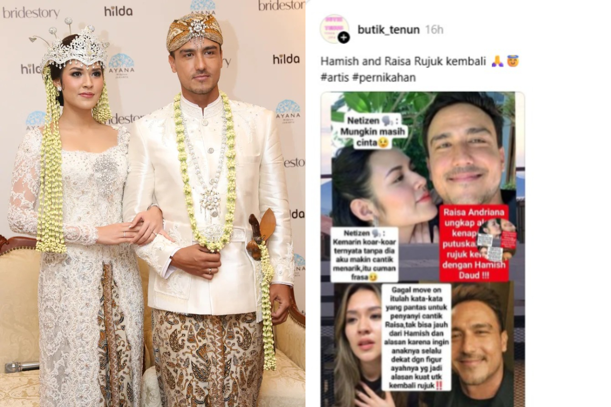 Isu Raisa dan Hamish Daud Rujuk Viral, Cek Faktanya!