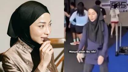 Outfit Ngegym Nikita Willy Usai Hijrah Tuai Pujian, Netizen: Ini Baru Berhijab!