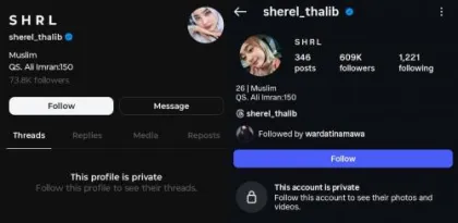 Istri Taqy Malik Diserang Netizen Usai Singgung Salmafina Sunan, Akun Langsung Diprivat