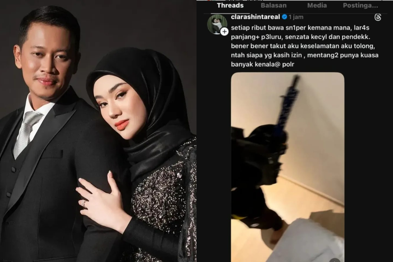 Nyawa Clara Shinta Terancam, Klaim Suami Suka Bawa Senjata Saat Bertengkar Viral