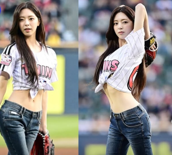 Body Bak Gitar Spanyol, Momen Yuna ITZY Main Baseball Tuai Decak Kagum Warganet