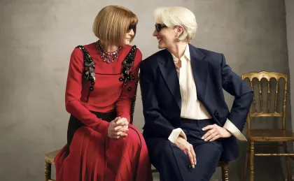 Aura Fashion Ikonik! Penampilan Anna Wintour dan Meryl Streep di Vogue Terbaru