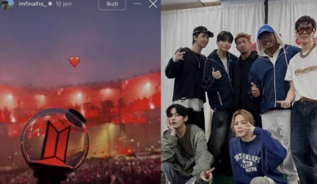 Bertabur Bintang! Deretan Artis Korea Kepergok Nonton Konser BTS ARIRANG Day 1 di Seoul