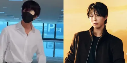 Tampil dengan Mata Diperban, Park Bo Gum Bikin Fans Cemas!