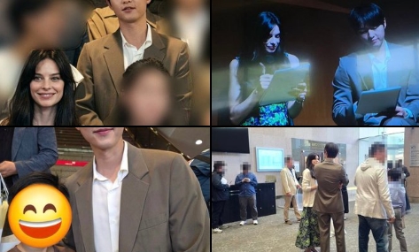 Jarang Tampil Bareng, Momen Song Joong Ki dan Katy Louise Saunders di Konser Kinderszenen Jadi Sorotan