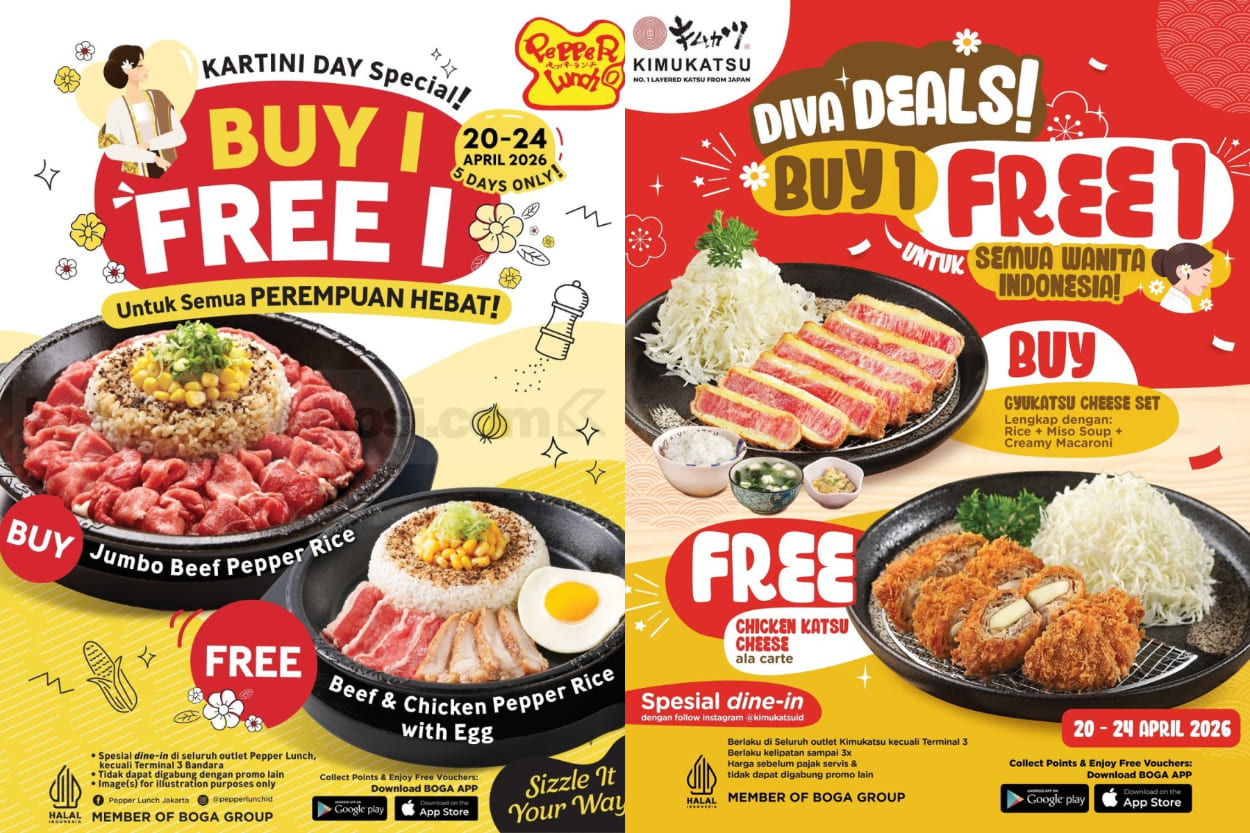 Kumpulan Promo Hari Kartini 21 April 2026: Diskon Subway, Chatime, hingga Krispy Kreme