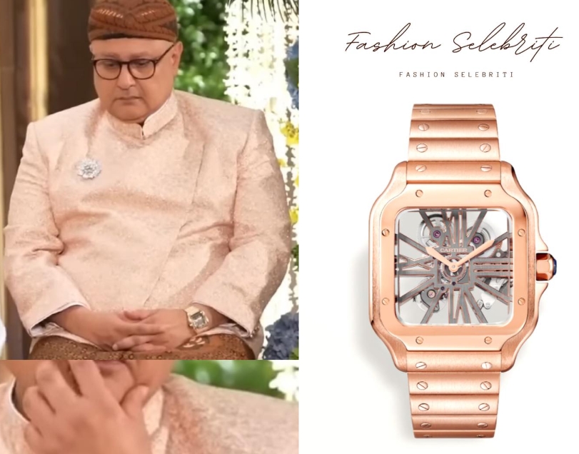 Bukan Rolex, Irwan Mussry Gagah Kenakan Jam Tangan Cartier di Nikahan El Rumi dan Syifa Hadju Seharga Rp1,3 M