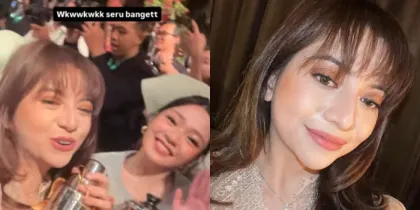 Momen Kakak Rizki Nazar Hadiri Resepsi Pernikahan Syifa Hadju dan El Rumi, Unggah Keseruan