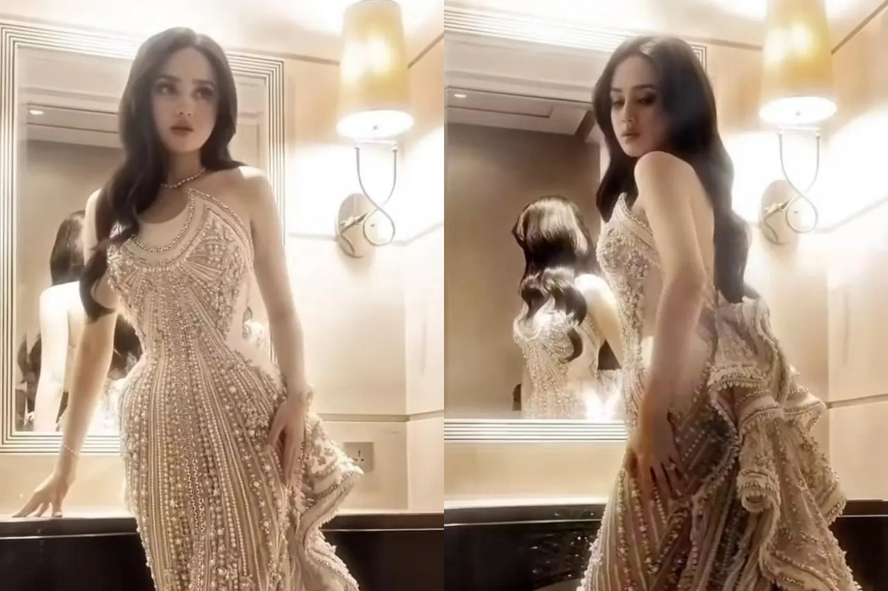 Syifa Hadju Bersinar dalam Gaun Couture Mutiara Karya Tex Saverio di Resepsi Pernikahan, Bak Putri Kerajaan!