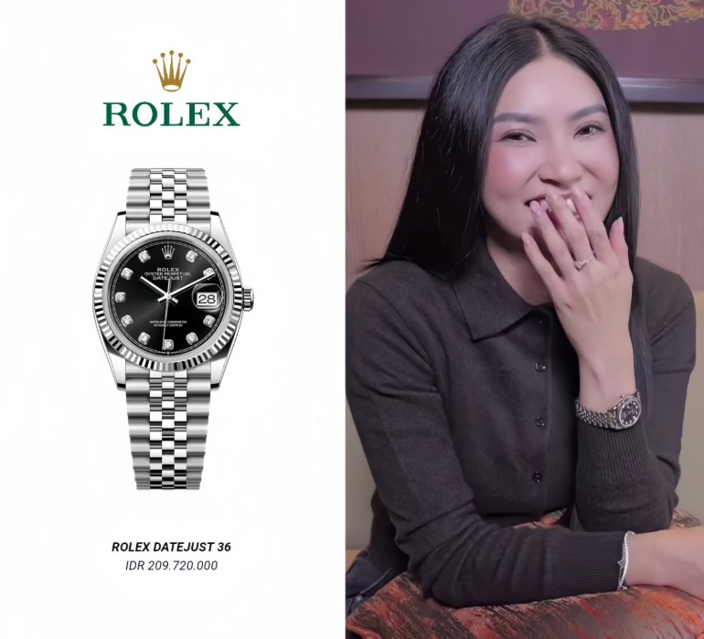 Sarwendah Terciduk Kenakan Jam Tangan Rolex Datejust, Harganya Setara 3 Tahun Lebih Gaji UMR Jakarta