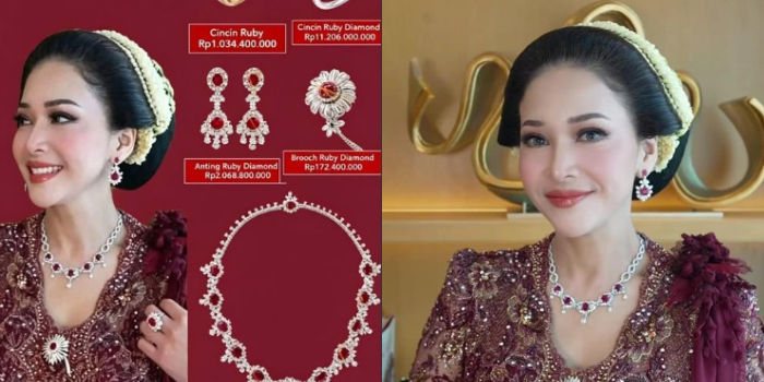 Fantastis! Maia Estianty Pakai Perhiasan Rp15,7 M di Nikahan El Rumi dan Syifa Hadju