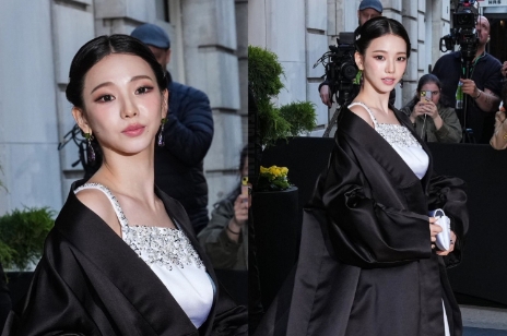 Pakai Hanbok Versi Modern, Karina aespa Curi Spotlight di Met Gala 2026
