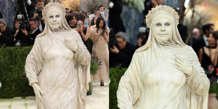 Totalitas Tanpa Batas, Heidi Klum Cosplay Jadi Patung Hidup di Met Gala 2026