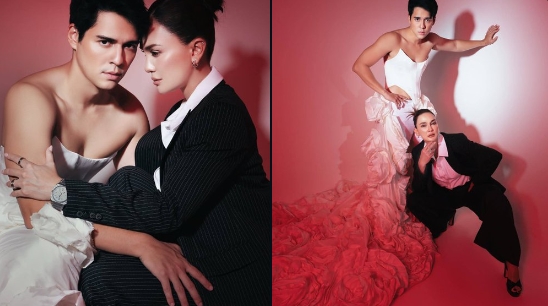 Beda dari Pasangan Artis Lain, Luna Maya dan Maxime Bouttier Rayakan Anniversary dengan Konsep Gender Swap