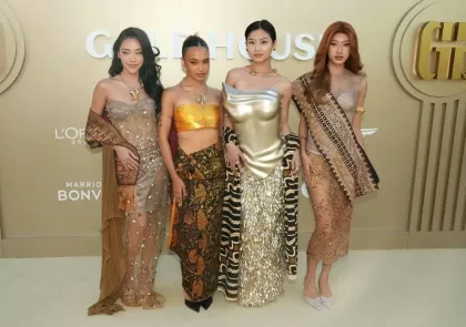 No Na Bikin Bangga Indonesia di Gold Gala 2026, Tampil Anggun Pakai Batik Bareng Seleb Dunia!