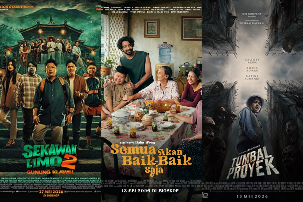 6 Film Indonesia Tayang Mei 2026, Horornya Bikin Merinding dan Dramanya Siap Menguras Air Mata!