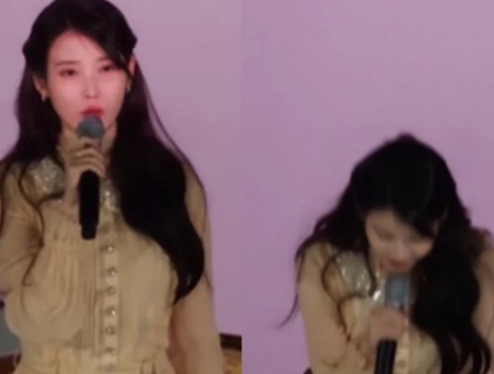 Drama Perfect Crown Tuai Kritikan Pedas, IU Menangis di Acara Fan Screening Ulang Tahunnya