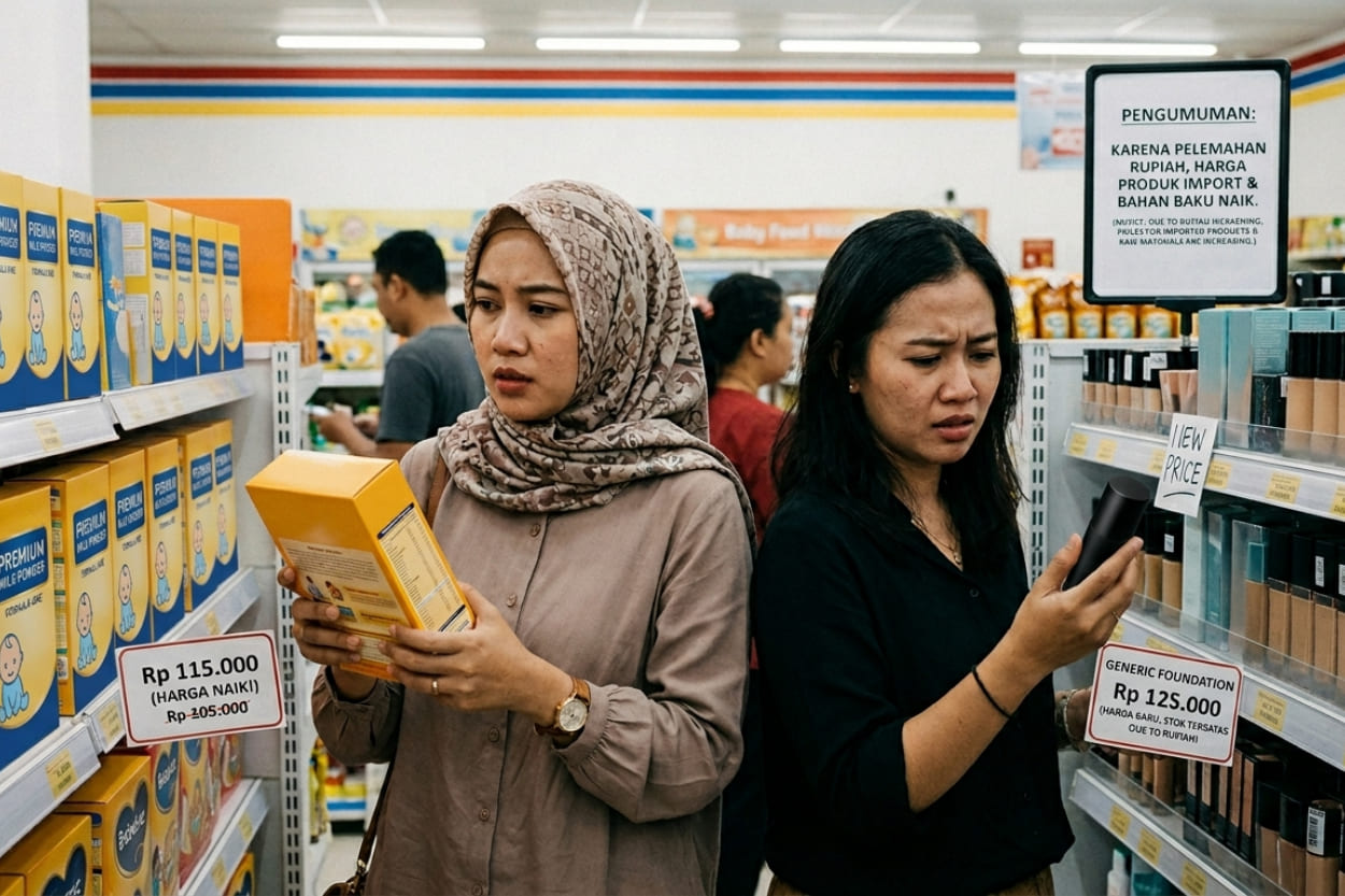 Rupiah Melemah Bikin Harga Susu Anak hingga Kosmetik Terancam Melonjak, Ini Tips Cerdas Atur Keuangan Keluarga