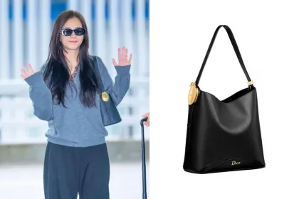 Jisoo Tampil Effortless dengan Bucket Bag Ikonik Dior di Airport Look Terbaru