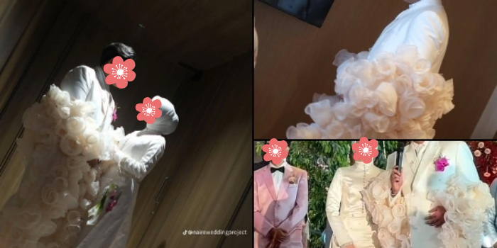 Viral di X! Pengantin Pria Pakai Aksesori Bunga, Ternyata Terinspirasi Gaya Nyentrik Bad Bunny di Met Gala