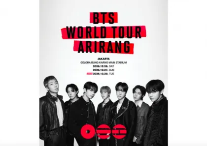 Konser BTS di Jakarta Resmi...