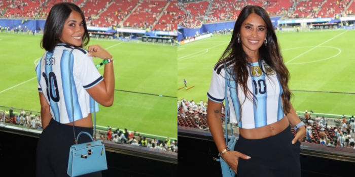 Gaya Mewah Antonela Roccuzzo Istri Lionel Messi, Terciduk Kenakan Hermes Birkin Rp1 M