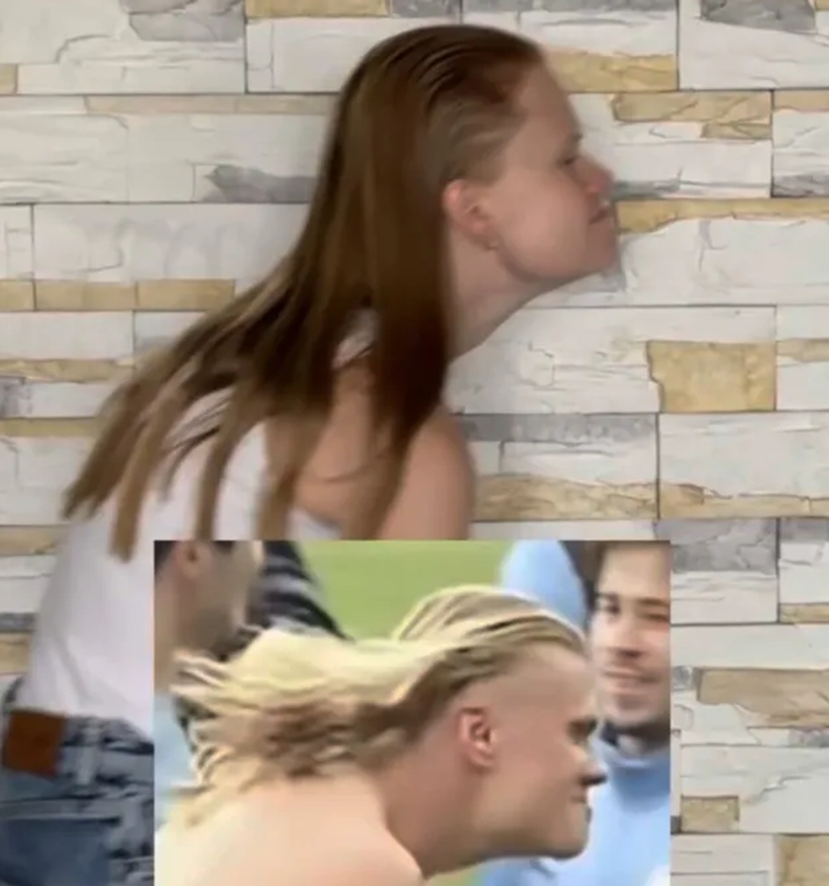 Awalnya Tersinggung Disebut Kembaran Erling Haaland, Model Cantik Rusia Ini Sekarang Malah Ketagihan Tiru Gaya Selebrasinya!