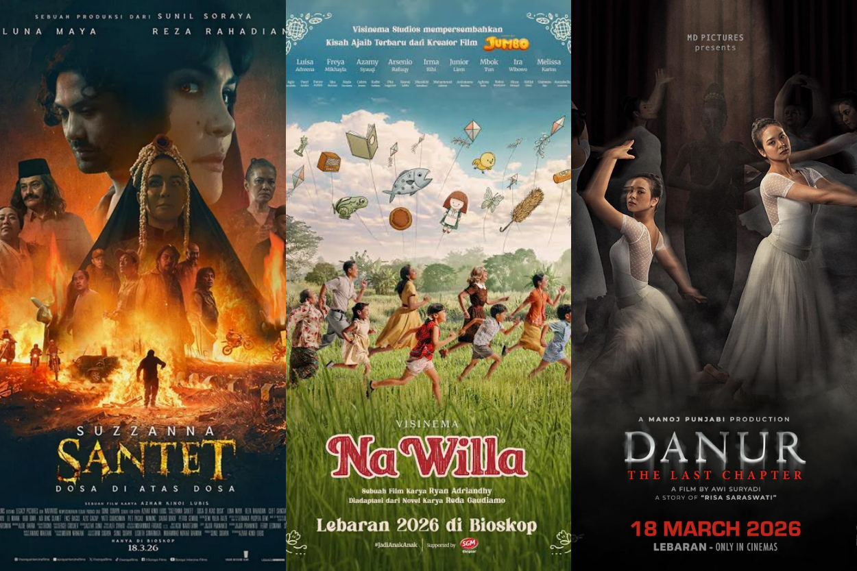 5 Film Indonesia Terlaris 2026, Danur The Last Chapter hingga Na Willa Rajai Bioskop