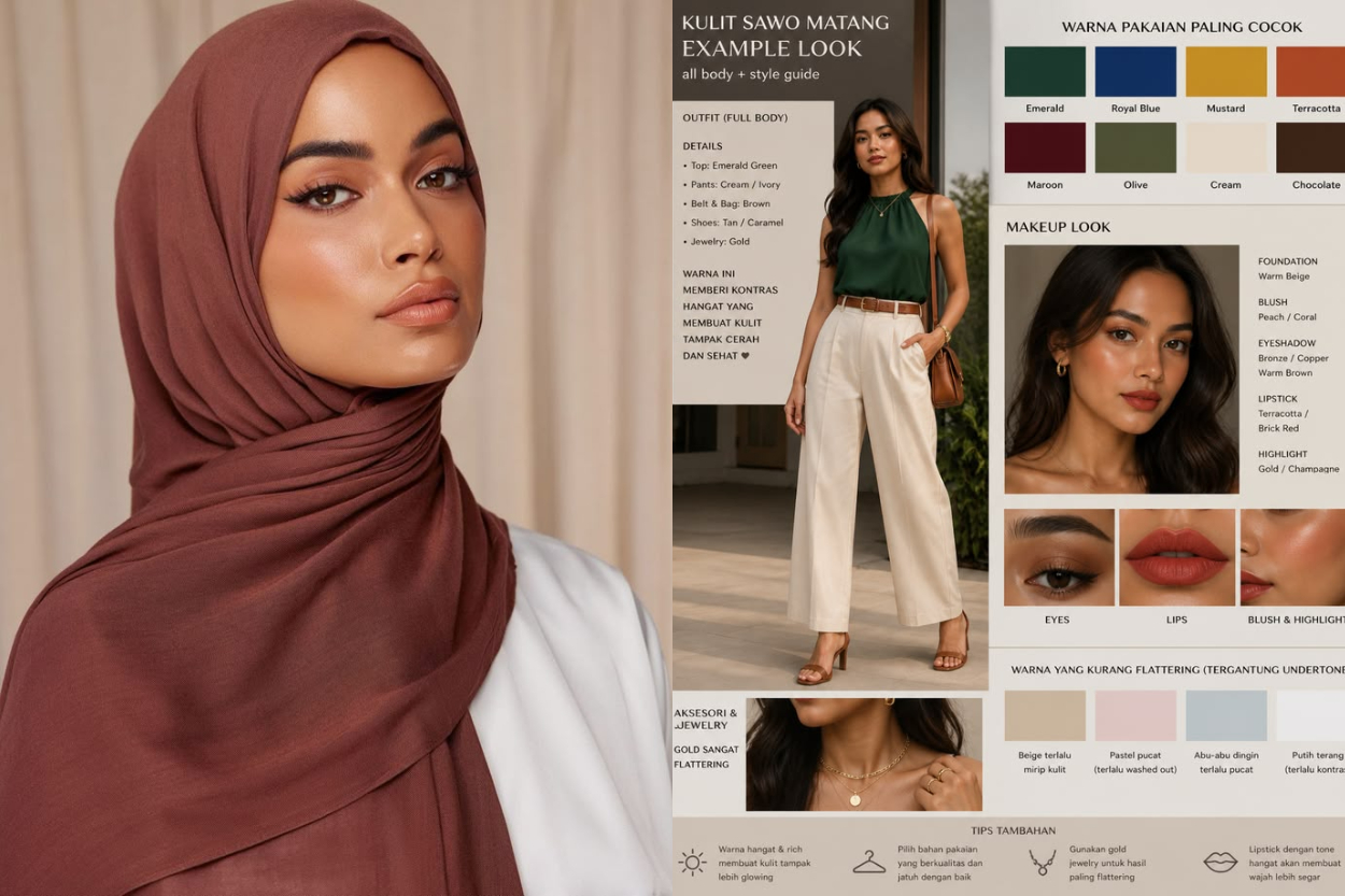Tampil Lebih Cerah dan Elegan, Ini 15 Rekomendasi Warna Baju Paling Cocok untuk Kulit Sawo Matang