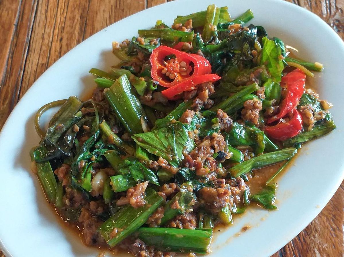 Resep Tumis Genjer Oncom Pe...