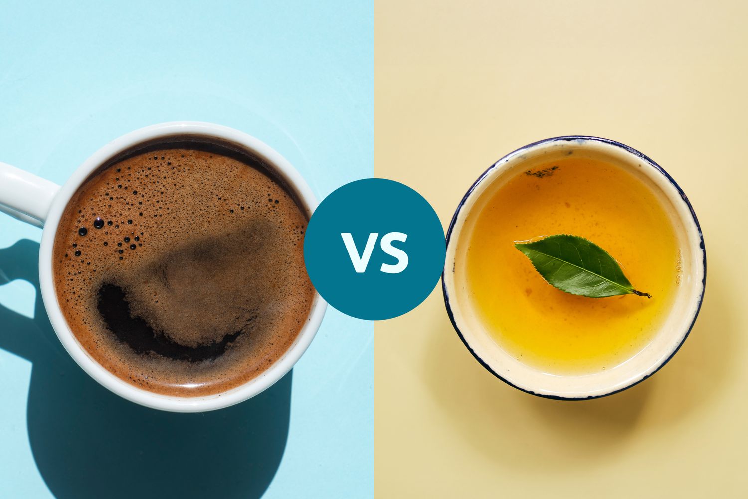 Kopi Hitam vs Teh Hijau Pek...