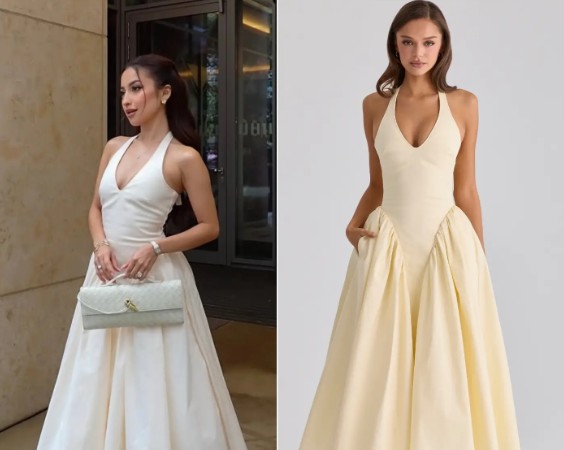 Makin Anggun dan Classy, Jennifer Coppen Tampil Manis dengan Marilyn Dress Seharga Rp4,57 Juta