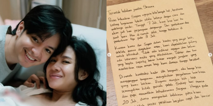 Sempat Kontraksi Selama 13 Hari? Angga Yunanda Ungkap Perjuangan Shenina Cinamon Saat Melahirkan